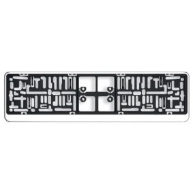 Kennzeichenhalter des Herstellers ARGO - Originalware Artikelnummer: DACAR TOTAL CHROME