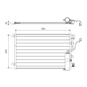 Klimakondensator 822733 von VALEO günstig für 115,59 € online kaufen