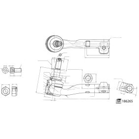 Spurstangenkopf 186265 von FEBI BILSTEIN günstig für 33,03 € online kaufen