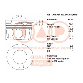 Kolben 100-13143 von IAP QUALITY PARTS günstig für 728,14 € online kaufen