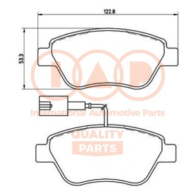 Bremsbeläge für ALFA ROMEO von IAP QUALITY PARTS