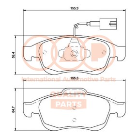 Bremsbeläge für ALFA ROMEO von IAP QUALITY PARTS