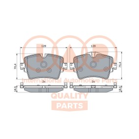 Bremsbeläge 704-51002 von IAP QUALITY PARTS günstig für 89,21 € online kaufen