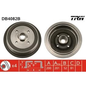 Køb Bremsetromle af TRW DB4082B til den lave pris 674,69 DKK