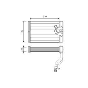 Wärmetauscher, Innenraumheizung 811637 von VALEO günstig für 53,50 € online kaufen