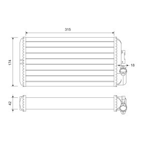 Acquista Scambiatore calore per riscaldamento abitacolo da VALEO 811644 a buon mercato per soli 30,76 €