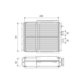 Acquista Scambiatore calore per riscaldamento abitacolo da VALEO 811656 a buon mercato per soli 101,47 €