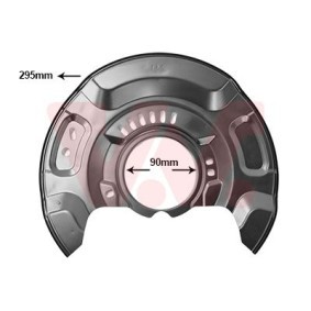 Compre Defletor do discos de travão de VAN WEZEL online para PRIUS (_W5_) a preços moderados