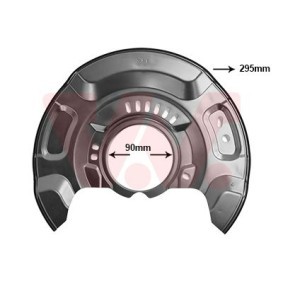 Compre Defletor do discos de travão de VAN WEZEL online para PRIUS (_W5_) a preços moderados