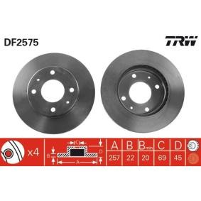 Compre Discos de travão de TRW online para SONATA II (Y-2) a preços moderados