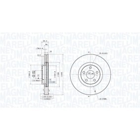 Bremsscheibe 360406186301 von MAGNETI MARELLI günstig für 179,86 € online kaufen