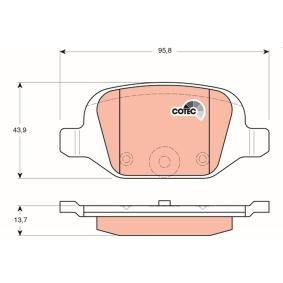 Bremsbeläge für CITROËN von TRW