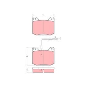 Compre Pastillas de freno de TRW online para 504 (A_, M_) a precios moderados