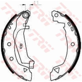 Bremsbackensatz GS8240 von TRW günstig für 29,56 € online kaufen
