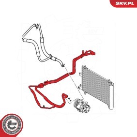 Hochdruck- / Niederdruckleitung, Klimaanlage 43SKV592 von ESEN SKV günstig für 83,41 € online kaufen