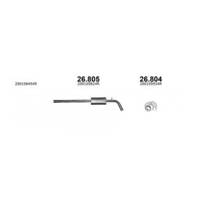 Mittelschalldämpfer 26.805 von IZAWIT günstig für 66,18 € online kaufen