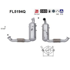 Compre Filtro de partículas de AS online para Mondeo V Carrinha (CF) a preços moderados