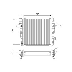 Kühler, Motorkühlung 701322 von VALEO günstig für 72,12 € online kaufen