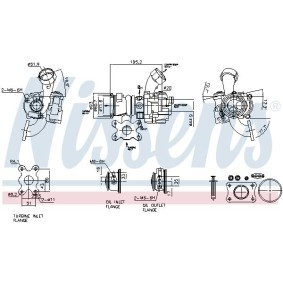 Comprar Turbocompresor de NISSENS 93305 a bajo precio de 601,76 €