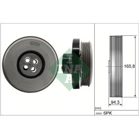 Riemenscheibe, Kurbelwelle 544 0602 10 von INA günstig für 840,64 € online kaufen