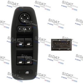 Acquista Pulsantiera alzacristalli da SIDAT online per 208 Van (CR_) a prezzi moderati