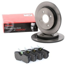 Compre Discos y pastillas de freno de BREMBO online para Fiesta Mk6 Furgoneta a precios moderados
