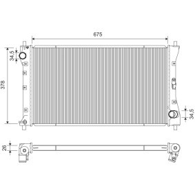 Kühler, Motorkühlung 701394 von VALEO günstig für 125,23 € online kaufen