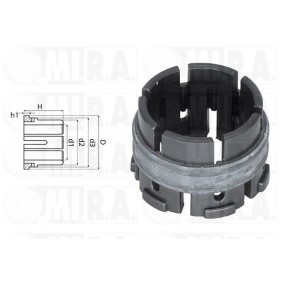 Buchse, Lenkwelle 36/1417 JEEP von MI.R.A.