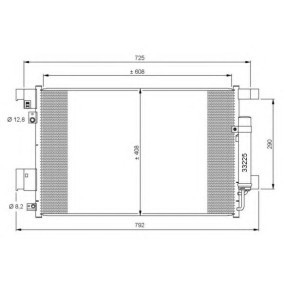 Klimakondensator 35872 MITSUBISHI von NRF