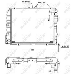 Achetez des Radiateur de chez NRF en ligne pour HIACE III Camionnette (YH7_, LH6_, LH7_, LH5_, YH5_, YH6_) à prix modérés