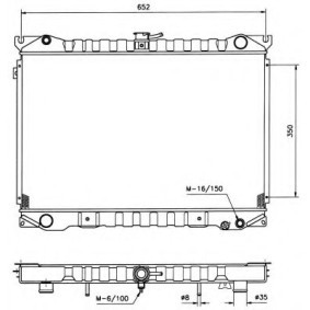 Acquista Radiatore da NRF online per BLUEBIRD Station Wagon (WU11) a prezzi moderati