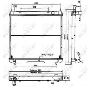 Achetez des Radiateur de chez NRF en ligne pour HIACE III Camionnette (YH7_, LH6_, LH7_, LH5_, YH5_, YH6_) à prix modérés