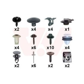 Compre Kit de montagem, pára-choques da VAN WEZEL 4415793 a um preço baixo por 47,82 €