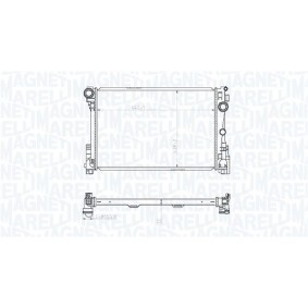 Kühler, Motorkühlung 350213220400 von MAGNETI MARELLI günstig für 131,53 € online kaufen