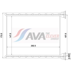 Compre Radiador de calefacción de AVA COOLING SYSTEMS online para Giulietta Furgón (940_) a precios moderados