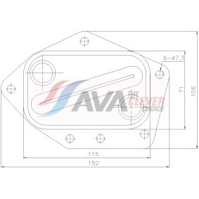 Ölkühler FT3492 von AVA COOLING SYSTEMS günstig für 47,35 € online kaufen