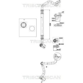 Compre Tubos de ar condicionado de TRISCAN online para Fiesta Mk7 Van a preços moderados