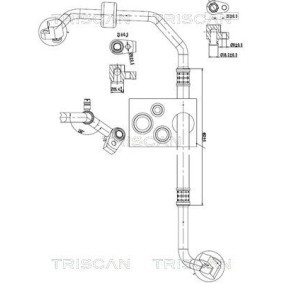Compre Tubos de ar condicionado de TRISCAN online para Fiesta Mk7 Van a preços moderados