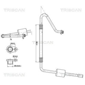 Hochdruck- / Niederdruckleitung, Klimaanlage 9010 28040 von TRISCAN günstig für 47,62 € online kaufen