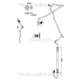 Hochdruck- / Niederdruckleitung, Klimaanlage 9010 28076 von TRISCAN günstig für 77,38 € online kaufen