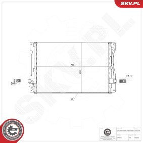 Acquista Condensatore climatizzatore da ESEN SKV 86SKV573 a buon mercato per soli 55,69 €