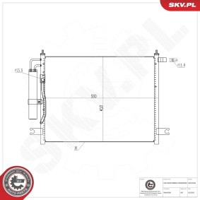 Klimakondensator 86SKV584 von ESEN SKV günstig für 96,75 € online kaufen