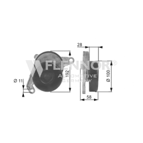 Spannrolle des Herstellers FLENNOR - Originalware Artikelnummer: FS99266