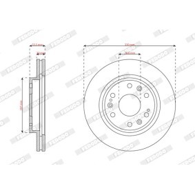Acquista Disco freno da FERODO DDF3195-1 a buon mercato per soli 74,09 €