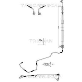 Kjøp Hydraulikkslange, styring av TRISCAN 8516 43009 til den lave prisen 1449,33 NOK