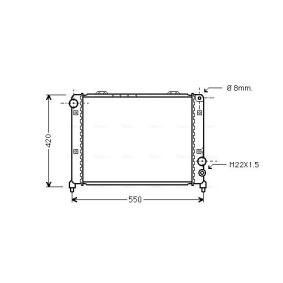 Acquista Radiatore motore da AVA COOLING SYSTEMS AL2035 a buon mercato per soli 70,61 €
