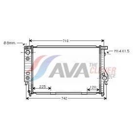 Wärmetauscher, Innenraumheizung AU6054 von AVA COOLING SYSTEMS günstig für 284,07 € online kaufen