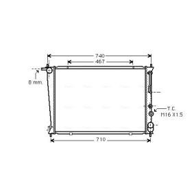 Compre Radiador de AVA COOLING SYSTEMS online para Grace Minibus a preços moderados