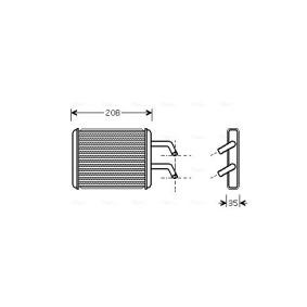 Achetez des Radiateur de chauffage de chez AVA COOLING SYSTEMS en ligne pour PREGIO Autobus/Autocar à prix modérés