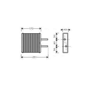 Comprar Radiador de calefacción de AVA COOLING SYSTEMS KA6046 a bajo precio de 43,11 €
